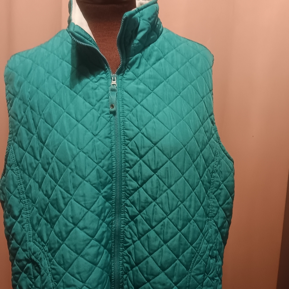 Woman’s North Quest Size 22/24 3X aqua Blue Vest